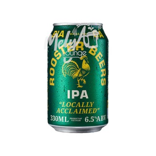 Lon Bia Rooster IPA (Bia gà xanh) 6.5% (330ml)