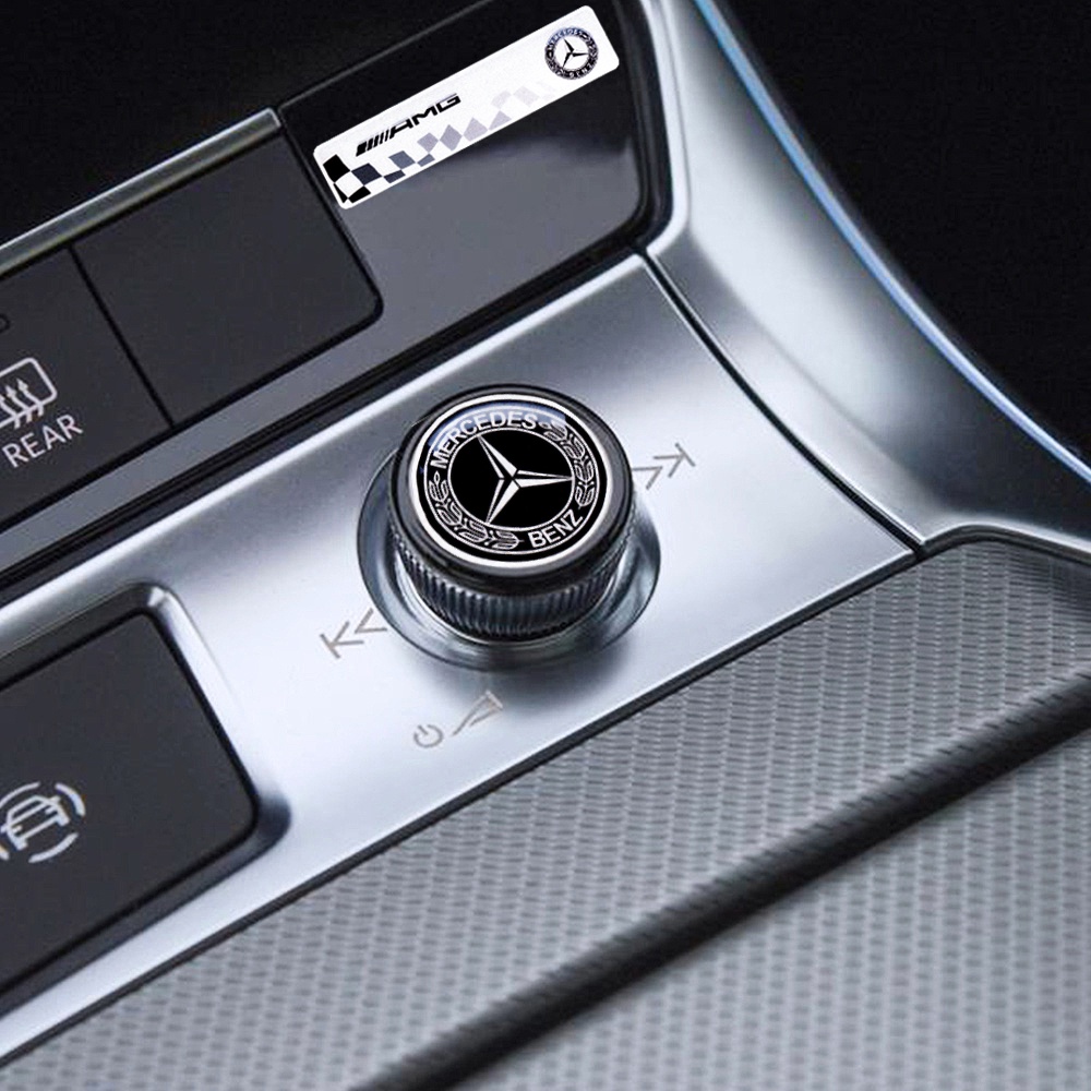 AMG Nhãn dán xe Mercedes Benz Kiếng chiếu hậu Tay nắm cửa Vô ăng Decal phản quang Phụ kiện ô tô Đối với C200 E260 S350L