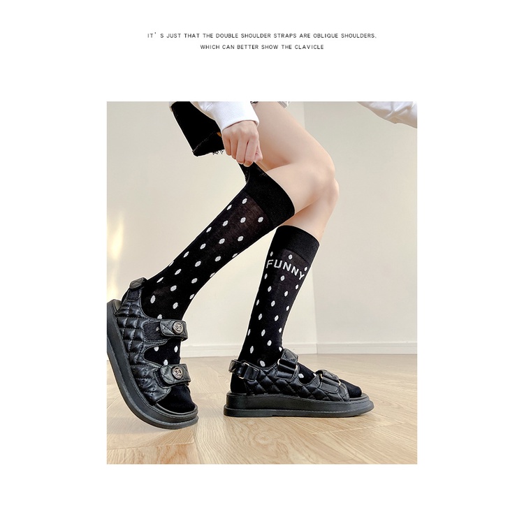 VỚ, TẤT NỮ HENNY RUE HỌA TIẾT FUNNY CHẤM BI HOT MITAOGIRL.