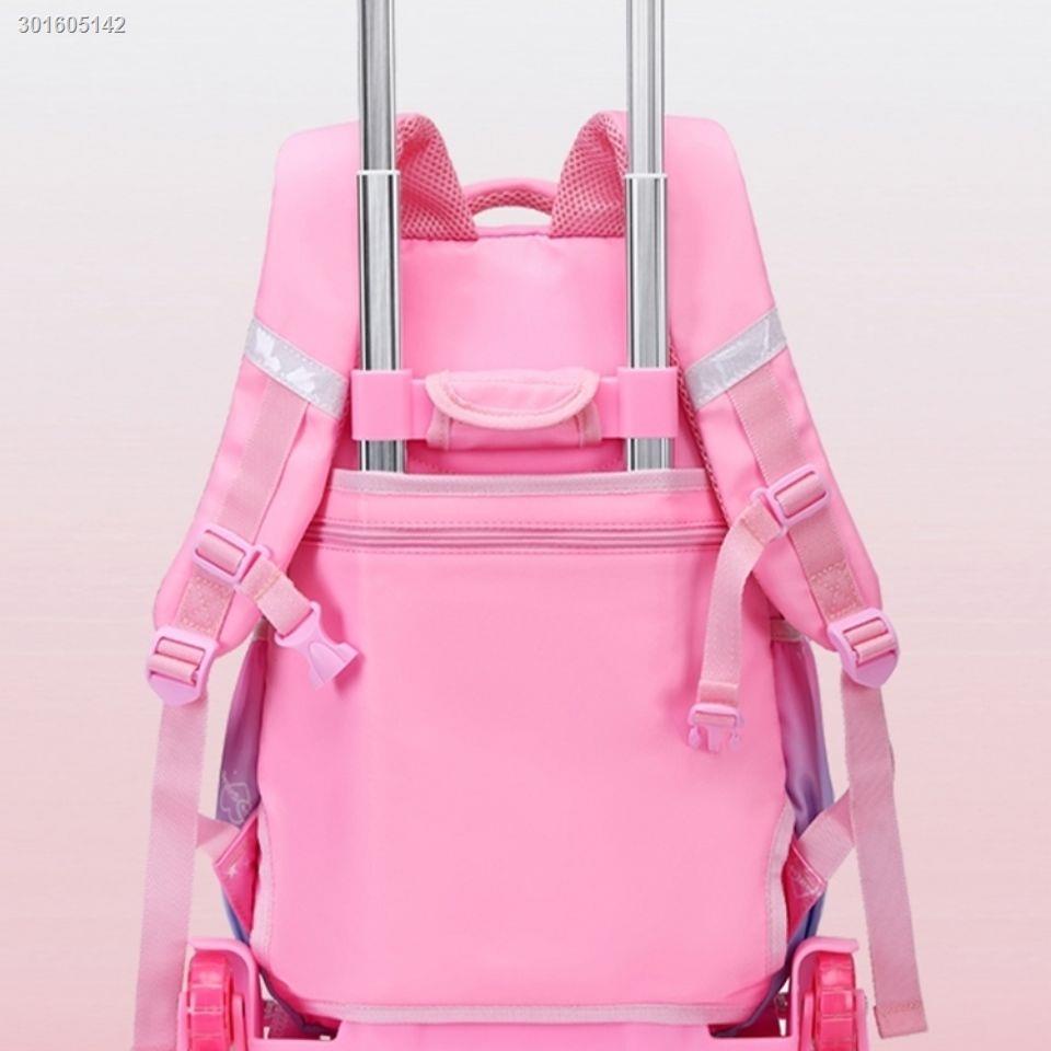 Ba lô và tay kéo 6 bánh chống thấm nước dành cho bé lớp 1-6 có bán lẻ