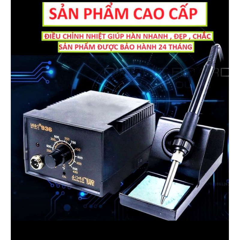 TRỌN BỘ MỎ HÀN TRẠM HÀN THIẾC ĐIỆN TỬ CHỈNH NHIỆT CAO CẤP