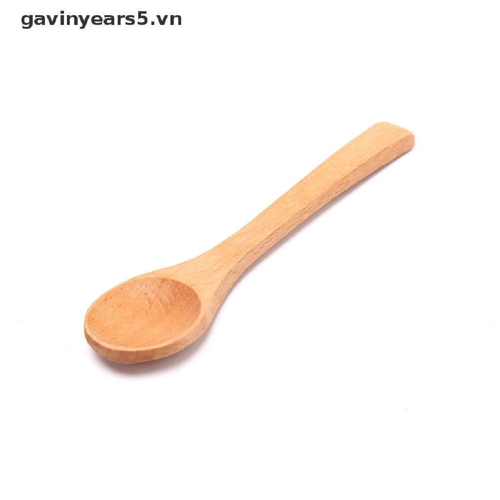 Muỗng gỗ tre tròn an toàn tiện dụng cho nhà bếp