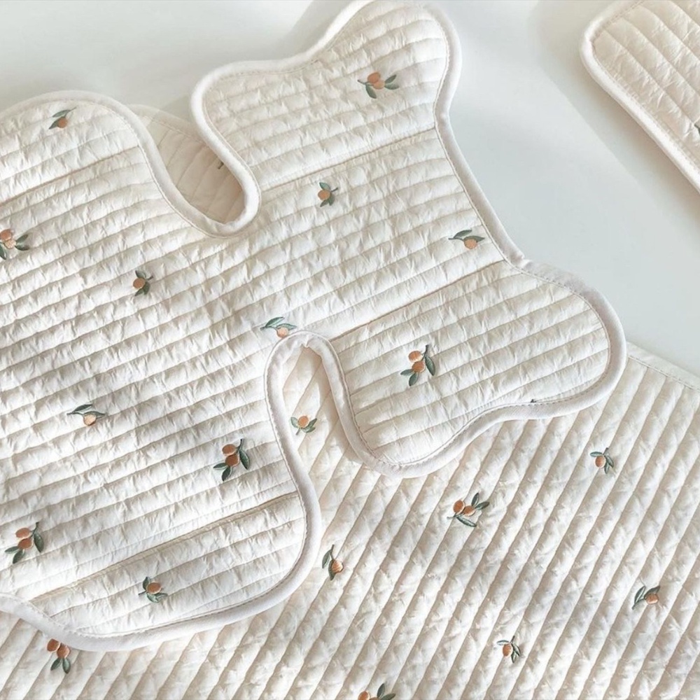 [HÀNG LOẠI 1]Đệm xe đẩy, tấm lót xe cho bé chất cotton thoáng khí mềm mại, phong cách Hàn Quốc đáng yêu