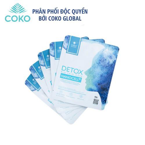 Hộp 5 mặt nạ thải độc Coko Detox Bio Skin Nanocell Mask