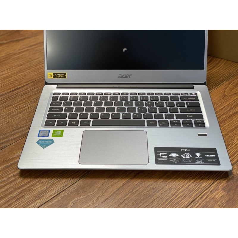 Laptop Acer Swift3 SF314 i7 8565 8Gb SSD 256Gb MX250 14FHD Led KB Finger 1.5kg New Fullbox bh hãng | BigBuy360 - bigbuy360.vn