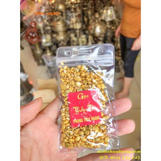 Gạo vàng thần tài để ban thờ thần tài, đồ thờ thần tài