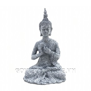 Tượng Đá Phật Thái Chuyển Pháp Luân Ấn- Đá Xám