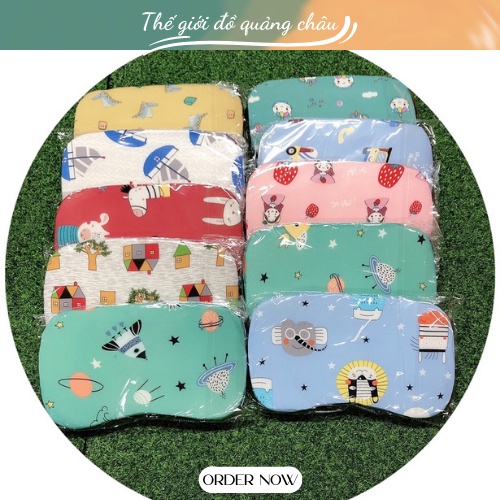 Bộ gối cho bé - Chất liệu vải - Thoải mải cho bé chìm vào giấc ngủ và ngủ sâu (G1)