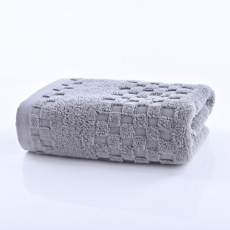Khăn Tắm Cotton Siêu Thấm Hút Nhanh Khô Mềm Mại Họa Tiết Kẻ Sọc
