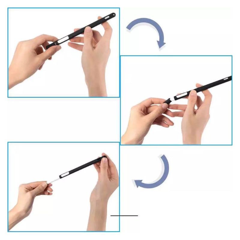 Vỏ silicon bảo vệ bút cảm ứng máy tính bảng cho iPad Pencil 2 | BigBuy360 - bigbuy360.vn