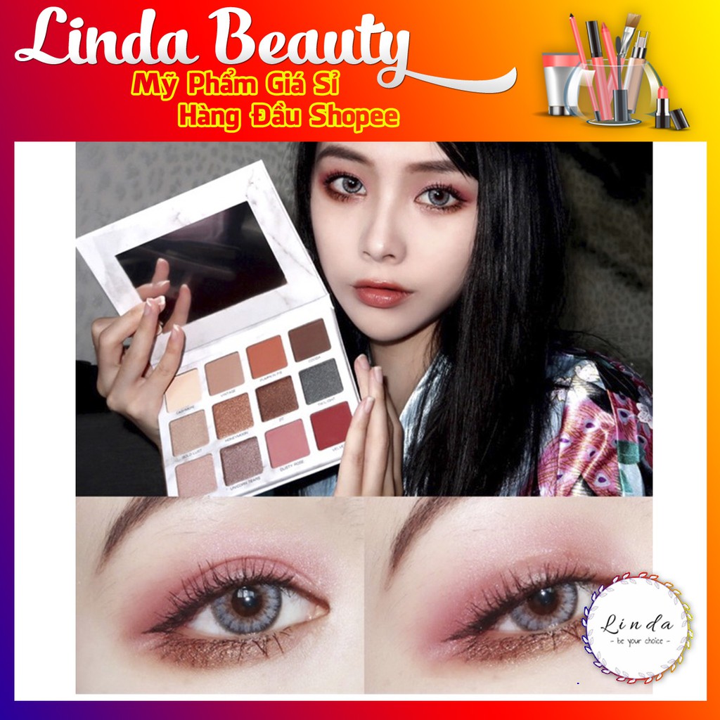 Bảng phấn mắt Lameila 12 màu vỏ trắng phiên bản mới hàng nội địa Trung | BigBuy360 - bigbuy360.vn