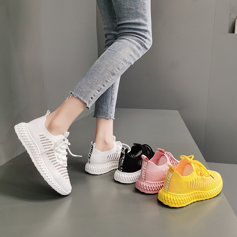 Giày Thể Thao Đế Mềm Chống Trượt Thoáng Khí Dành Cho Nữ