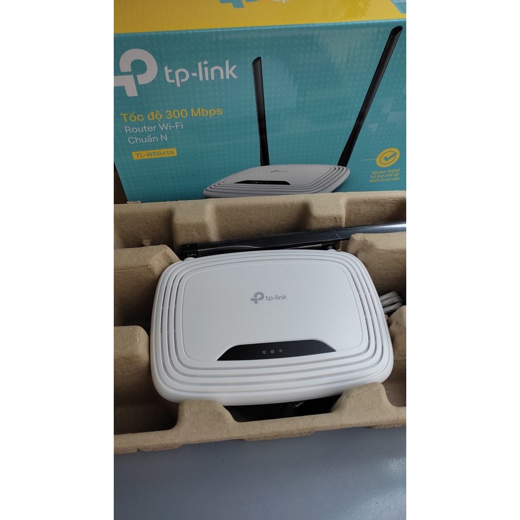 Bộ Phát Wifi TP-Link TL-WR841N Router wifi Chuẩn N Tốc Độ 300Mbps -Hàng Chính Hãng