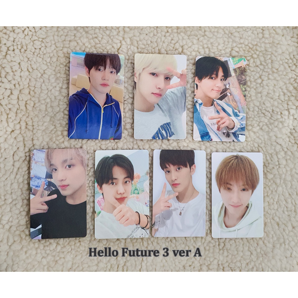 Ảnh photocard official Hello Future Hot sauce NCT Dream Yizhiyu Jaemin Jeno Jisung Mark Haechan Renjun 2021 Universe