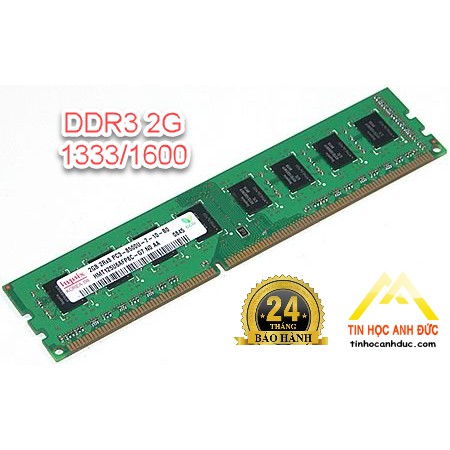 DDR3 2G Bus1333/1600 Hynix/ Samsung NEW BẢO HÀNH 3 NĂM CHO PC