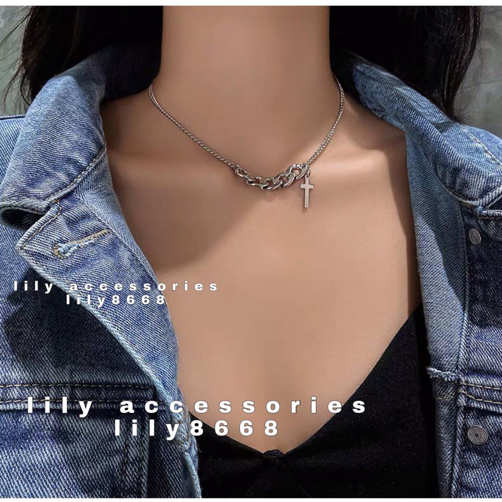 dây chuyền vòng cổ dây xích thánh giá cho nam và nữ unisex