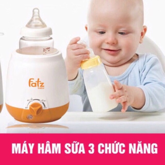 Máy hâm sữa Fatzbaby 3 chức năng FB3003SL - Bảo hành chính hãng 12 tháng
