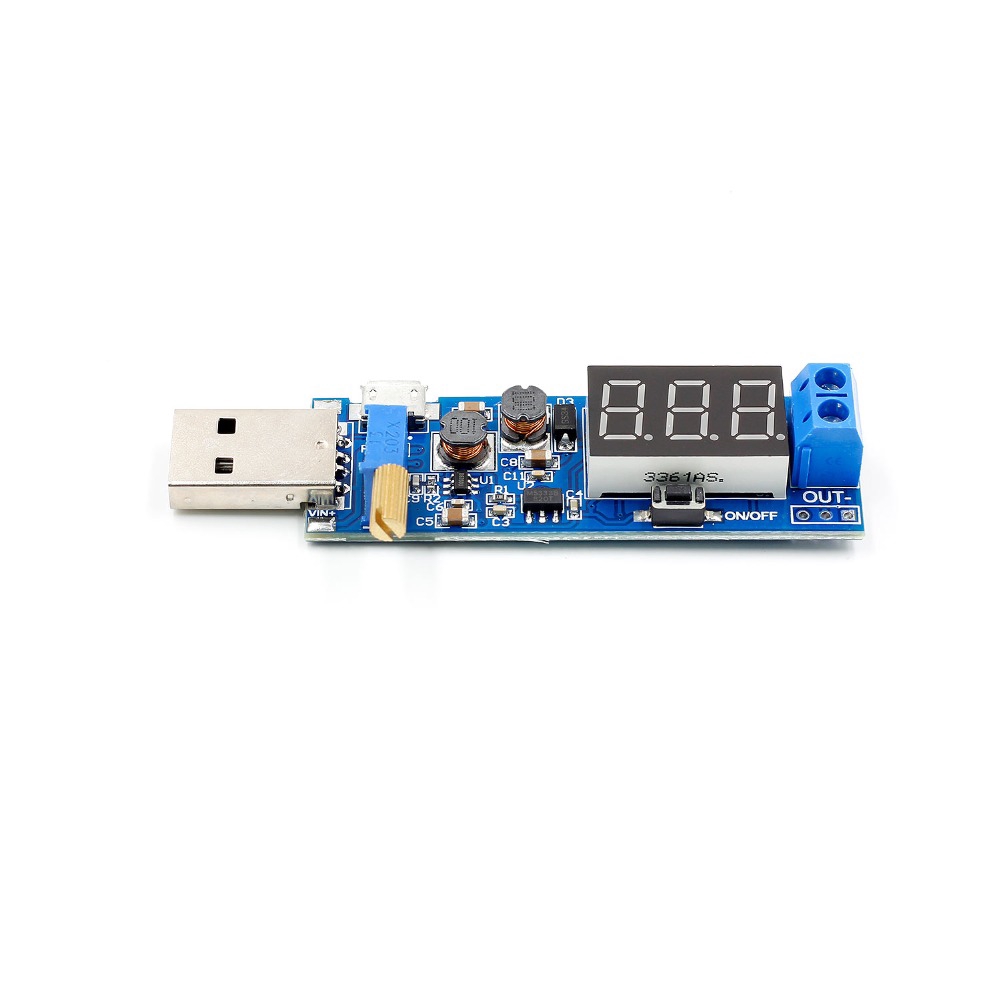 DC-DC 5V to 3.5V / 12V USB Step UP / Down Power Supply Module Adjustable Boost Buck Converter Out DC 1.2V-24V