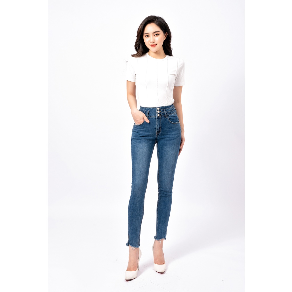 Áo thun nữ FIONA trơn cổ tròn cao cấp dáng ôm áo cotton nhẹ nhàng co giãn phong cách Hàn Quốc F521193