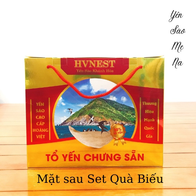 Set Quà Tặng 6 Hũ Yến Sào Chưng Sẵn Khánh Hòa Hoàng Việt