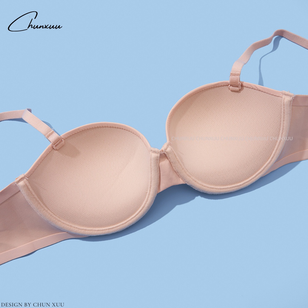 Áo lót nữ cúp ngực vải đúc su mềm mại đệm dày có gọng siêu nâng đẩy ngực ChunXuu- AV52