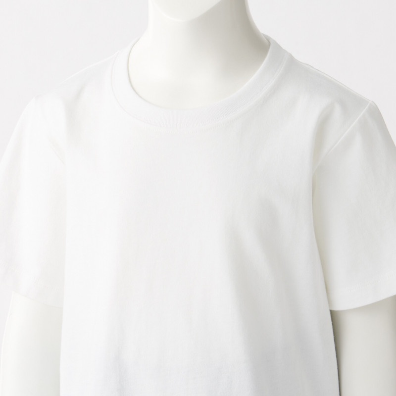 Muji Áo Thun Vải Jersey Cotton Ấn Độ - Trẻ Em