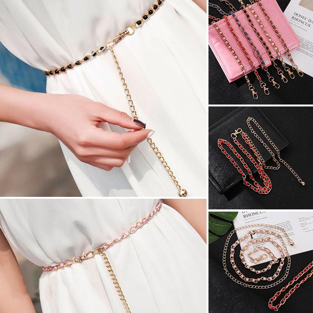 Thắt Lưng Thời Trang Phối Chuỗi Hạt MIHAN1