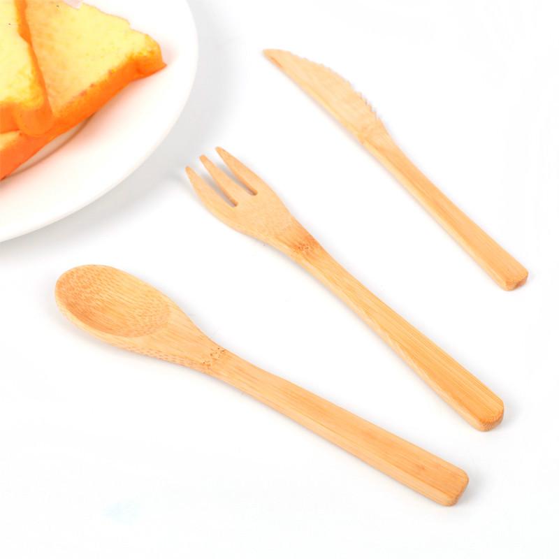 Bộ 3 Dụng Cụ Ăn Uống Bằng Gỗ Tre