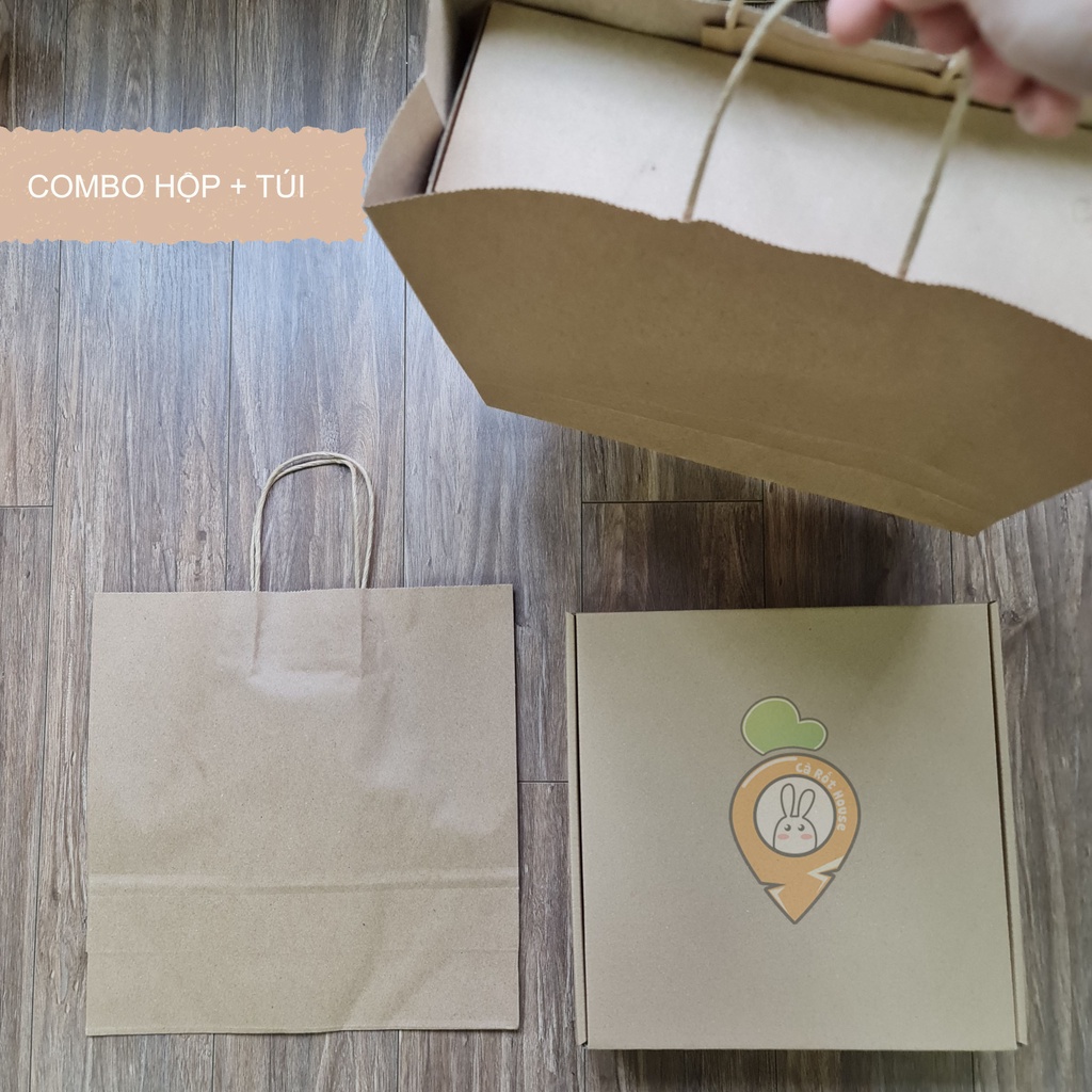 Hộp carton nắp gài đựng quà /