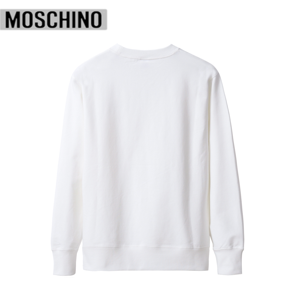 Áo Sweater Cổ Tròn Dáng Rộng Chất Liệu Cotton In Họa Tiết Moschino Thời Trang Cho Nam Và Nữ # 243