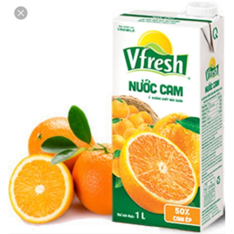 Nước ép trái cây Vfresh 1L các loại date mới