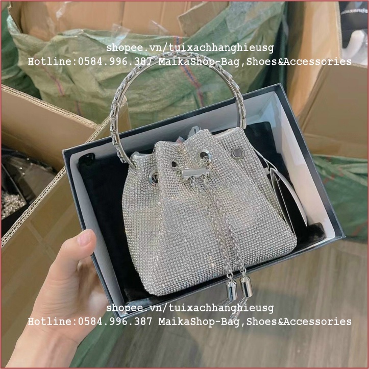 Túi Wang Đính Đá Siêu Hot Thời Thượng Cho Chị Em Diện Đồ Đi Tiệc DC3701