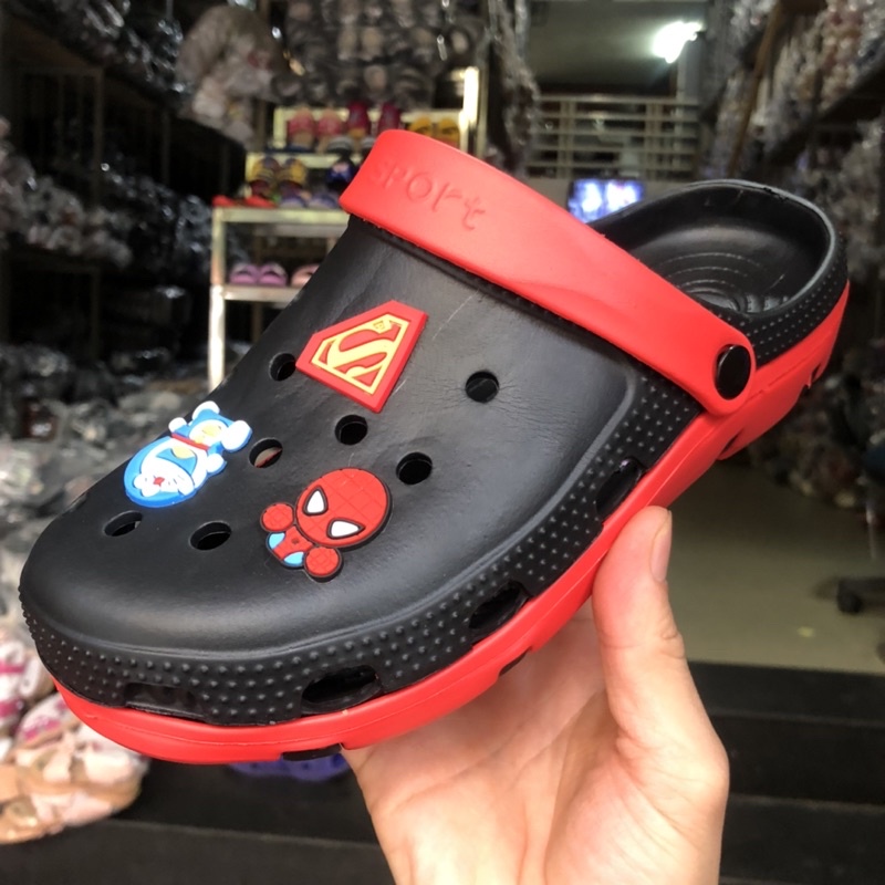 Dép lê bản sục bánh mì crocs nam nữ, xốp siêu nhẹ eva 172