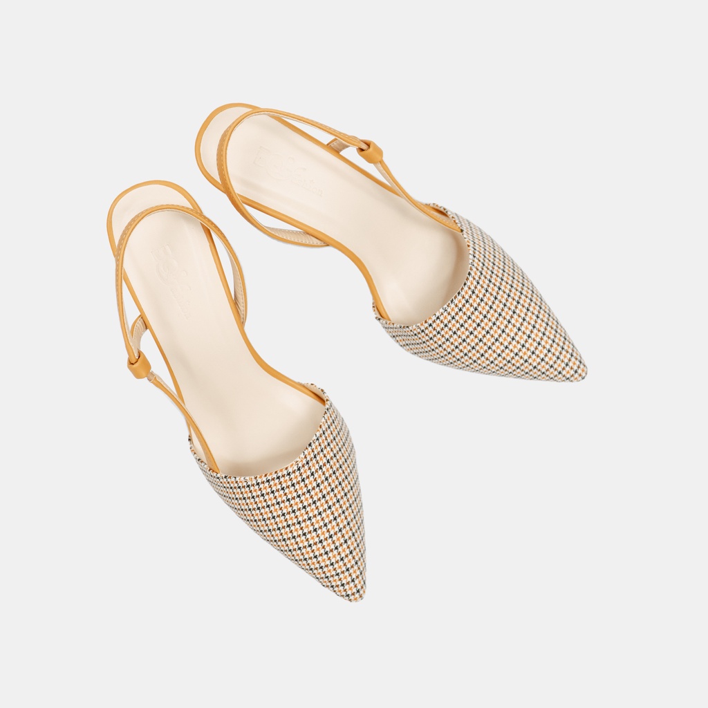 Giày cao gót nữ bít mũi gót nhọn 7p quai hậu BQ GB H170