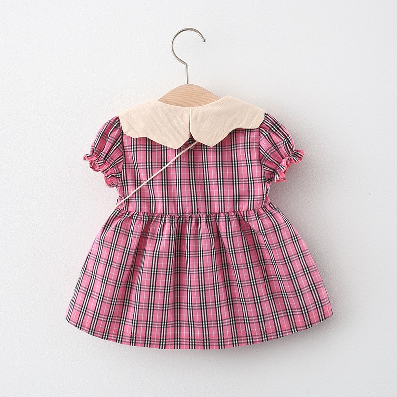 Váy xòe bé gái LOBY được tặng túi dâu V0401022 (3 tháng - 3 tuổi)