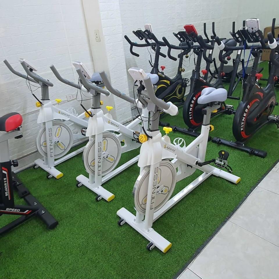 Xe đạp tập thể dục tại nhà Fitness Q8, KHÁNG TỪ không tạo tiếng ồn, Đồng hồ đo nhịp tim, Yên xe mềm và thoáng khí