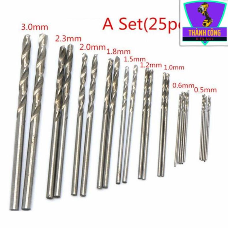 Bộ 26 Mũi Khoan Cầm Tay Máy Khoan Mini Cầm Tay Chế Biến Gỗ Cho Mô Hình Đồ Trang Sức Lỗ Nhựa Dùi Công Cụ Đồ Trang Sức