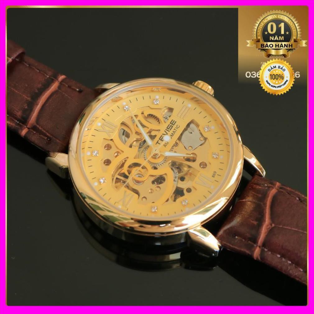 Đồng hồ cơ nam Tevise cơ lộ máy thiết kế thời trang trẻ trung, năng động, máy chạy cơ vĩnh viễn [ Đồng Hồ Cơ ] | BigBuy360 - bigbuy360.vn