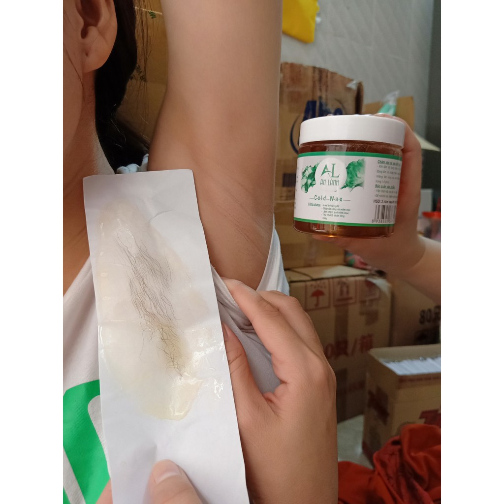 Wax lông An Lành tại nhà (tặng kèm giấy và que wax)