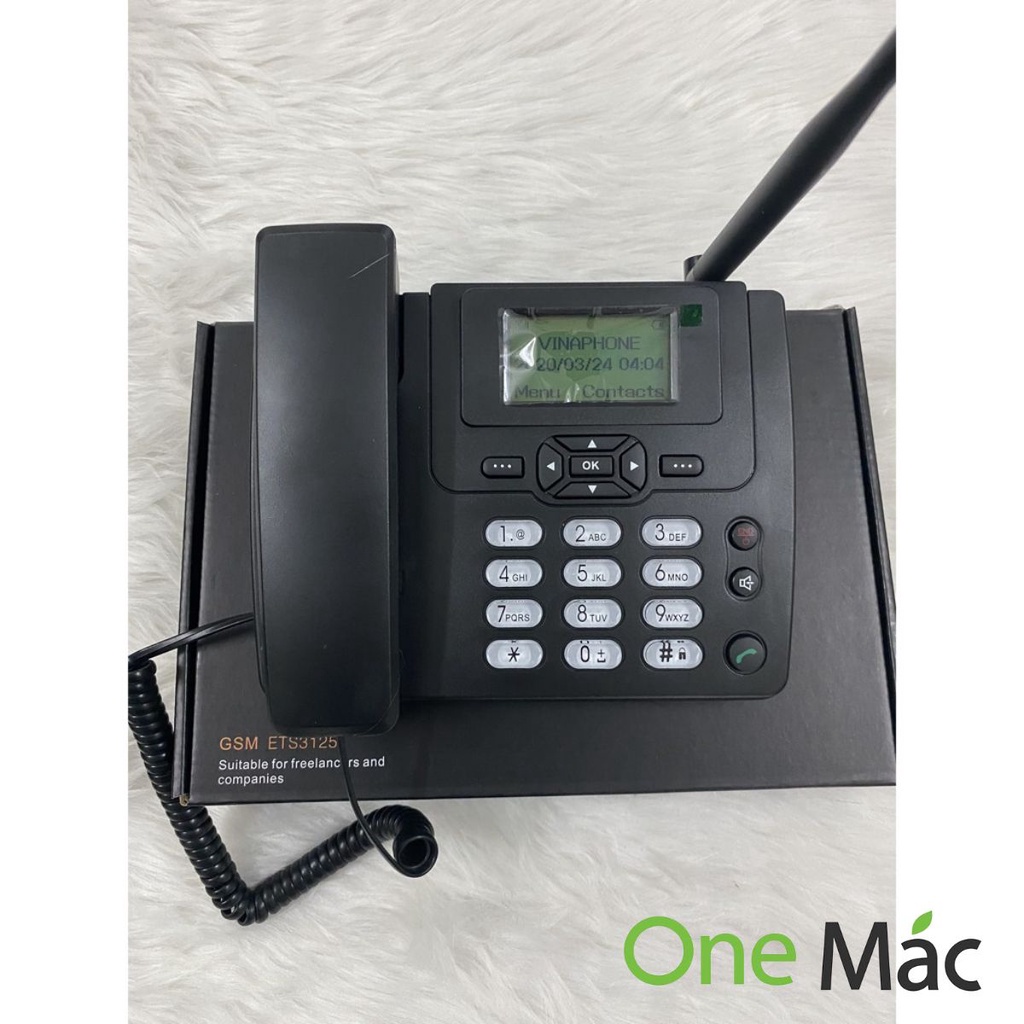 ﹉✾Điện Thoại Bàn Không Dây Huawei ETS3125i Lắp Xài Sim Các Loại: VinaPhone, Viettel, Mobifone, Gphone, HomePhone.