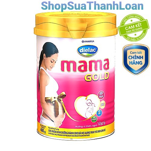 [HSD T10-2022] Sữa bột Dielac Mama Gold Vani (400g)