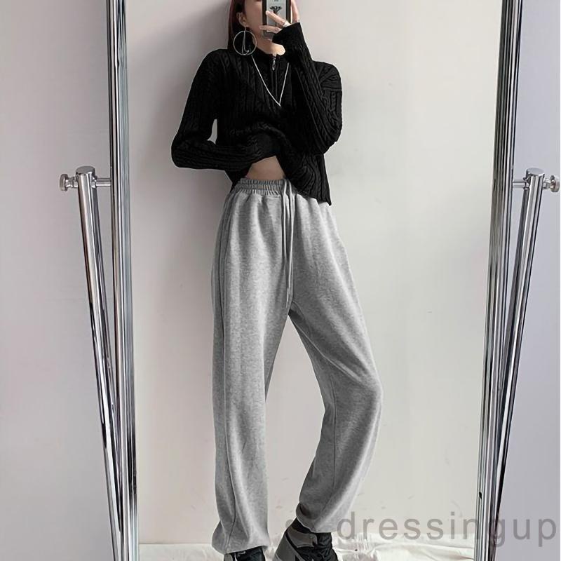 Áo Len Tay Dài Cổ Cao Màu Trơn Có Khóa Kéo Thời Trang Cho Nữ