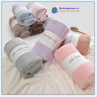 Khăn Tắm Bông Xuất Hàn Khổ Rộng Cao Cấp Cho Nam Nữ 70x140cm
