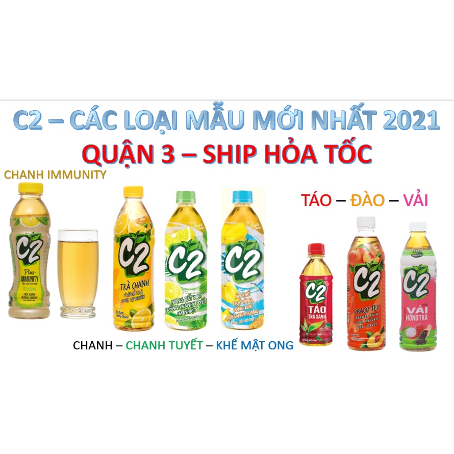 [Q.3] QUẬN 3 [HỎA TỐC] [RẺ NHẤT SHOPEE] MỘT CHAI TRÀ C2 CHANH IMMUNITY TRUYỀN THỐNG TUYẾT KHẾ MẬT VẢI ĐÀO TÁO MẪU MẤT