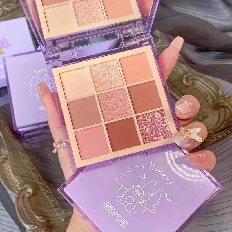 Phấn Mắt Hold Live Mịn Lì Sương Khói Maddie Bear Mist Eyeshadow Palette 3 Màu 10.5g HL469 Nội Địa Trung