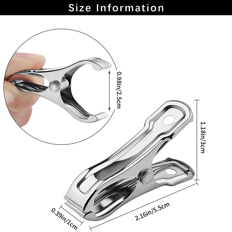 Set 60 Kẹp Làm Vườn Bằng Thép Không Gỉ