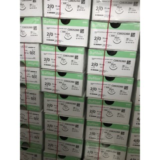 [ SALE SỐC ] Chỉ khâu phẫu thuật dafilon 2/0, 3/0 , 4/0 hộp 36 sợi