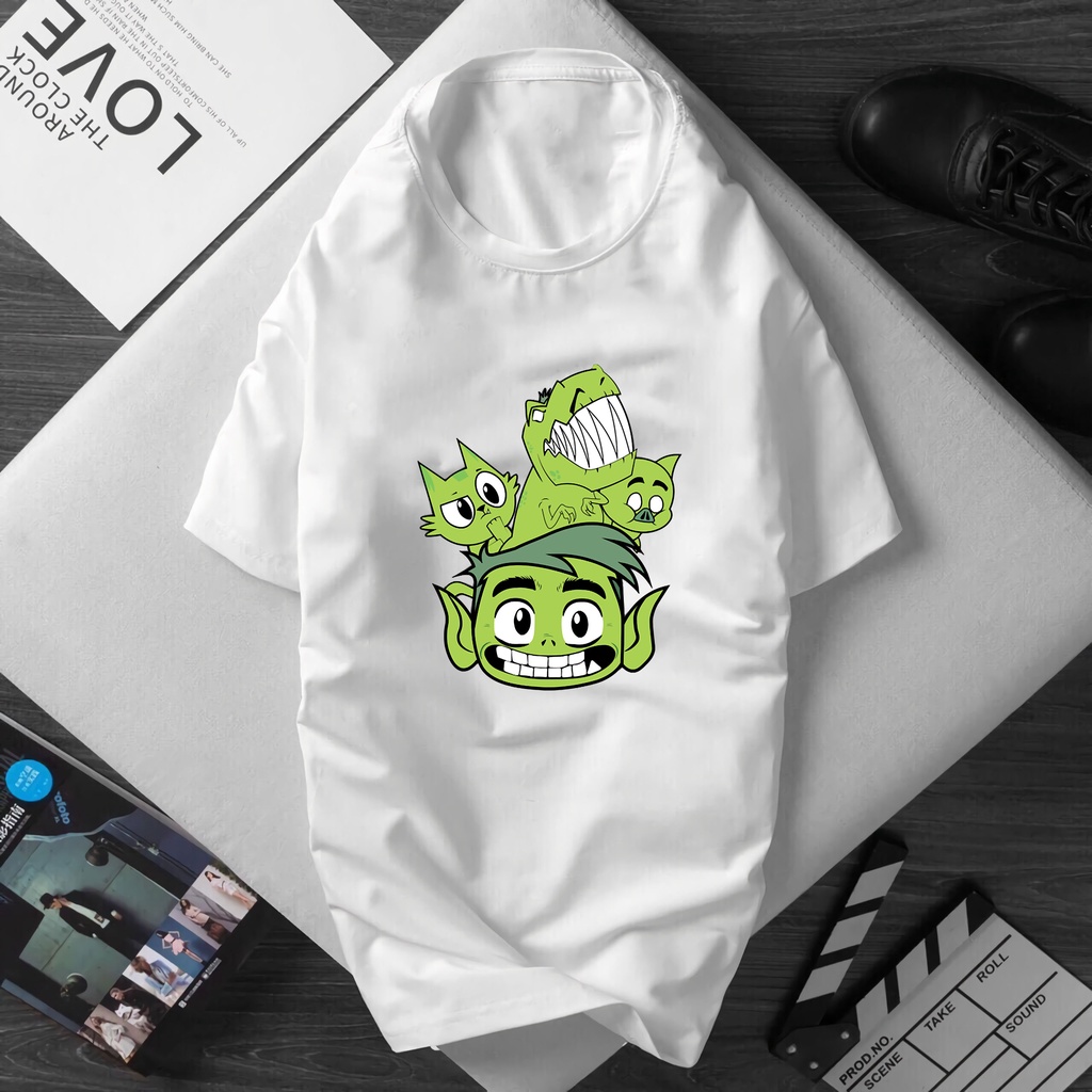 Áo thun tay ngắn in hình nhân vật phim Teen Titans Go chất lừ dễ thương ,hàng mẫu mới nhất