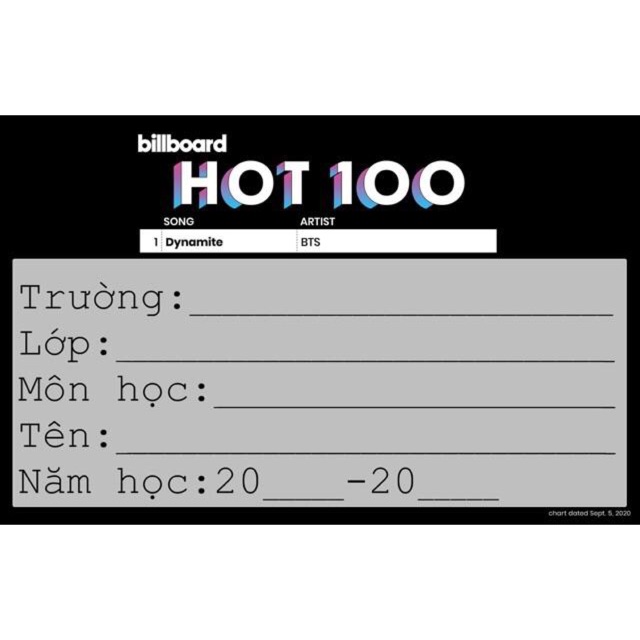 Tổng Hợp Nhãn Vở Bts Hot 100 Giá Rẻ, Bán Chạy Tháng 9/2023 - Beecost