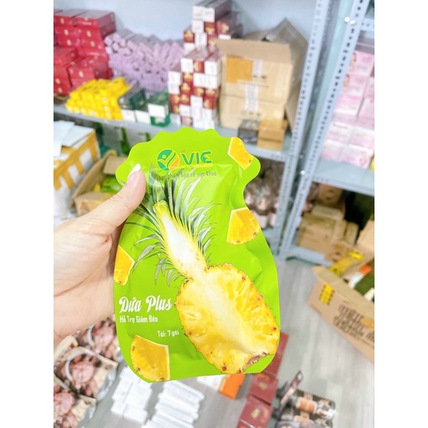 Kẹo dứa giảm cân Vic Plus 7 viên chính hãng